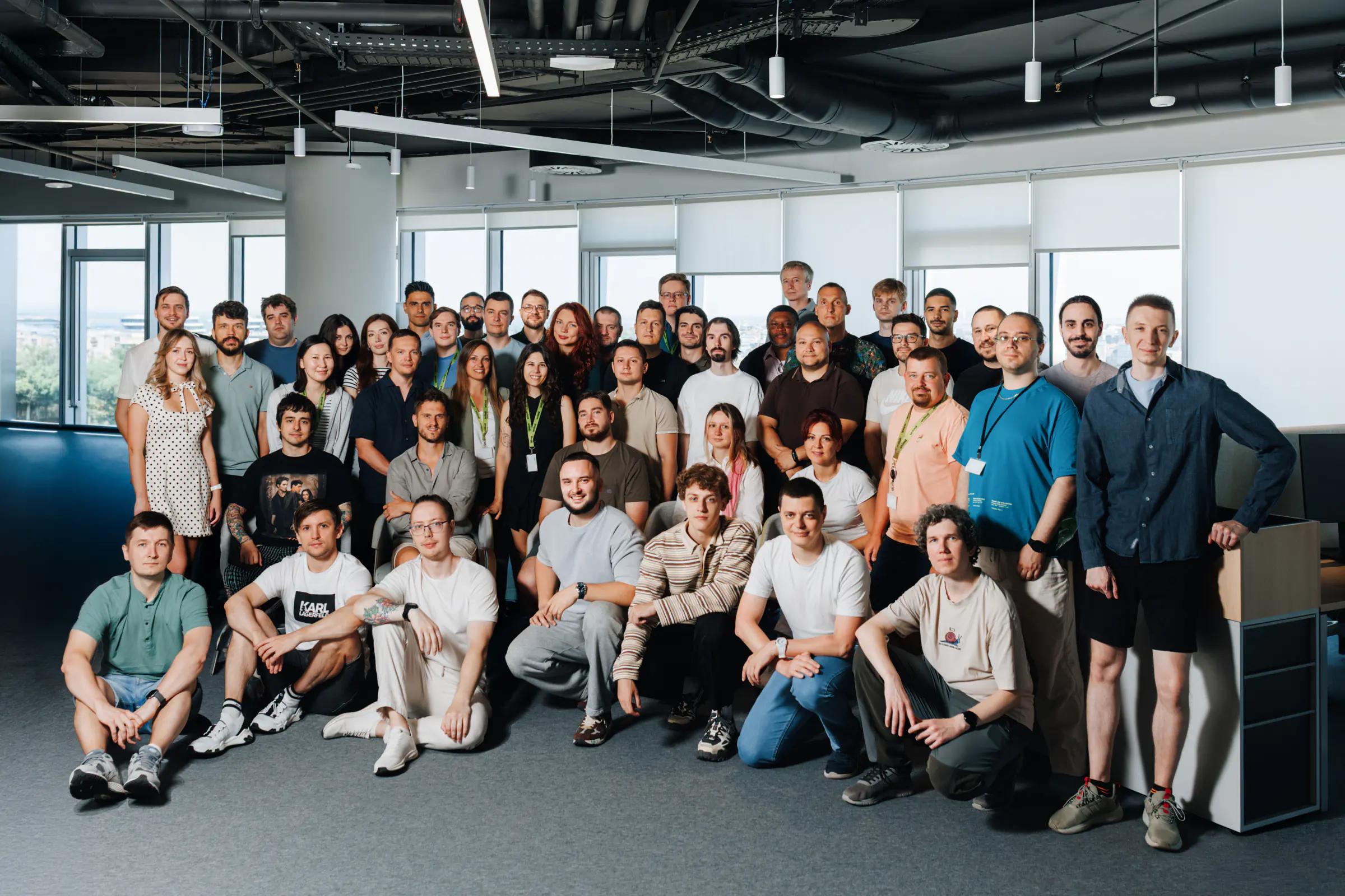 The Unlimit AI hub team in the Belgrade office