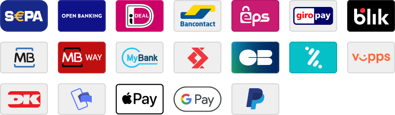 europe/uk payment methods