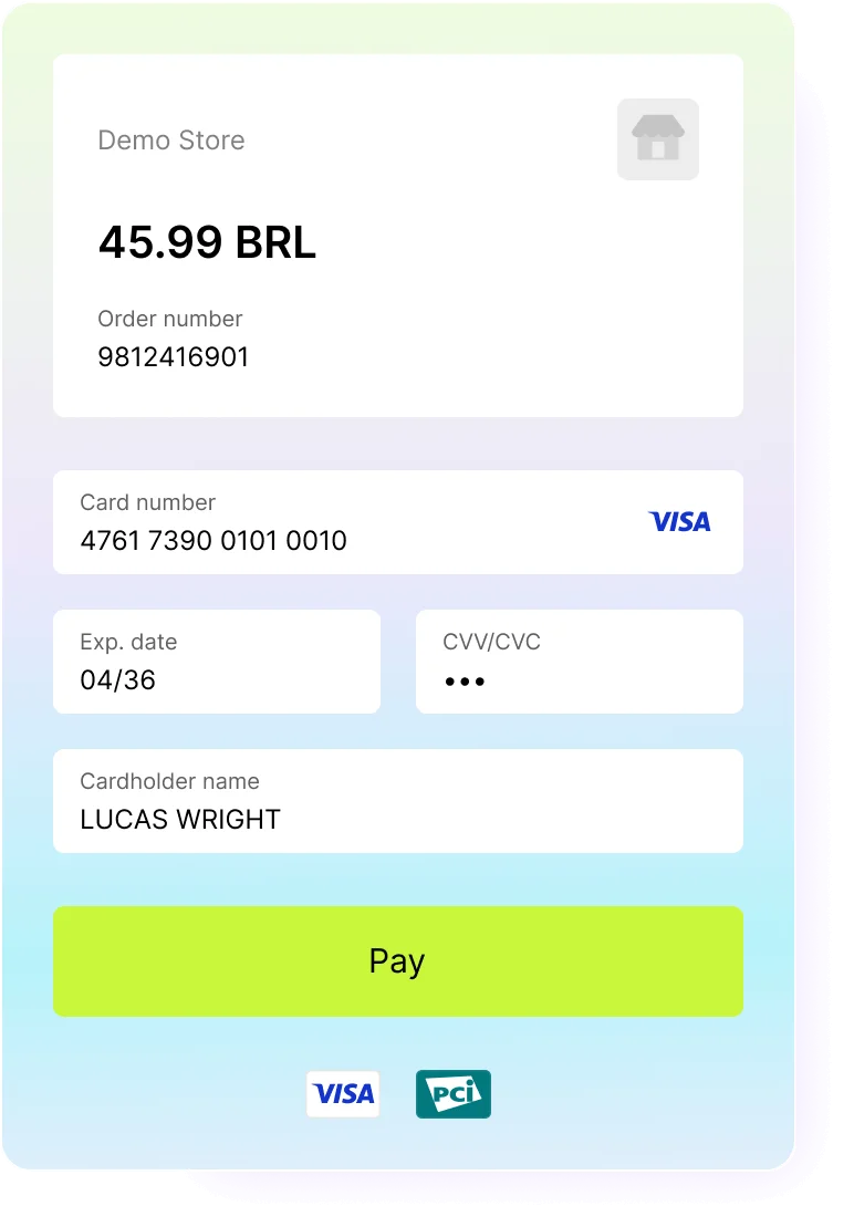 Debit card interface
